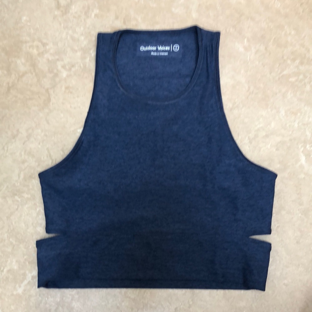 Outdoor Voices slash back top